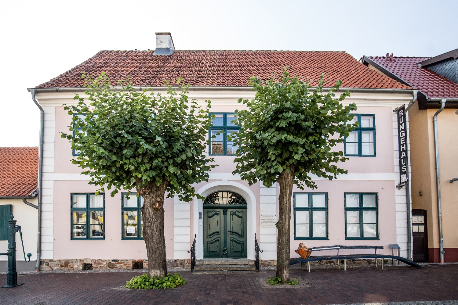 Das Rungehaus in Wolgast von der Straße