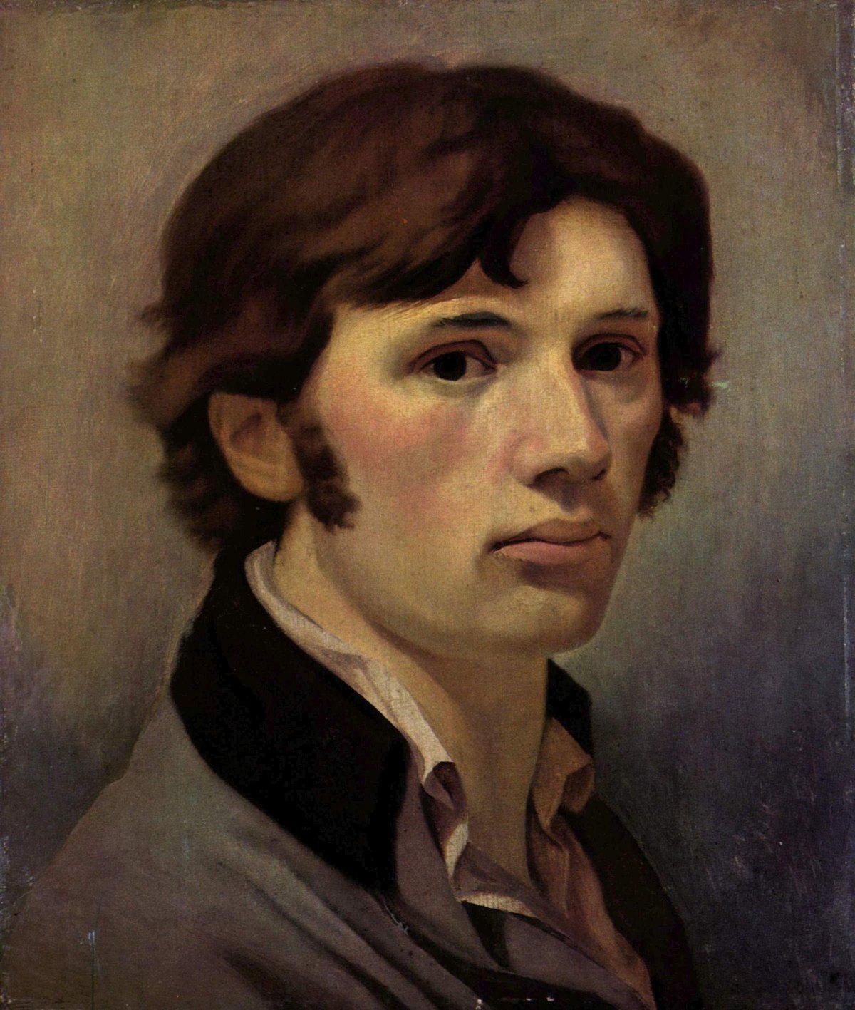 Philipp Otto Runge, Selbstbildnis mit braunem Kragen
